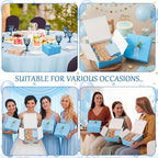 50 Pcs Baby Shower Game Prize, 6 Bear Cheese Board Gift Set, Blue - Image 5
