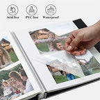 Vienrose Large Photo Album Self Adhesive for 4x6 8x10 10x12 Pictures Linen Scrapbook Album DIY 40 Blank Pages with A Metallic Pen - Image 4