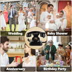 Audio Guest Book Wedding Phone, Audio Guestbook,Record Audio Messages with GuestBook, Guestbook Alternative for Wedding, Birthday Party, Baby Shower, Anniversary, Engagement (Black) - Image 5