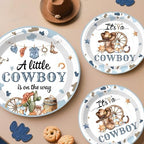Cocomigo Cowboy Baby Shower Decorations, All-in-1 Party Set Serves 25 - Image 3