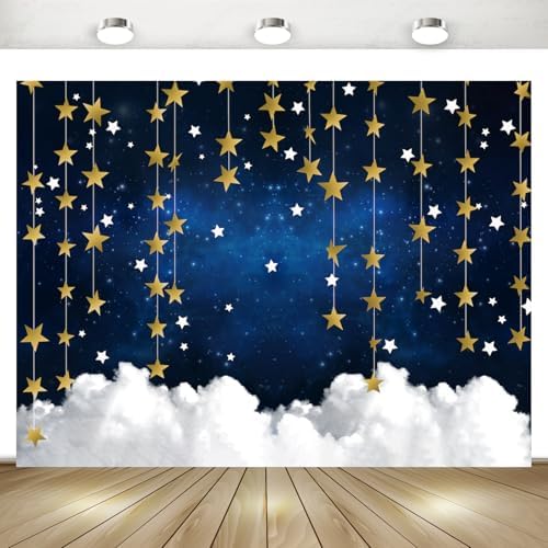 Star Backdrop Twinkle Little Stars Backdrop Starry Night Background 8x6FT - Image 6