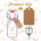 Reallnaive 12 Pack 4 oz Vanilla Extract Bottles Swing Top Glass Bottles - Image 3