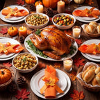 30 Set Thanksgiving Pre Rolled Silverware Fall Disposable Cutlery - Image 6
