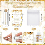 MTLEE 24 Sets Bee Baby Shower Favors for Guest Bulk Including Lavender Scented Candles and Empty Matches Jars with Cork Top Thank You Cards and Organza Bags for Baby Shower Party Souvenir - Image 6