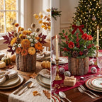 3 Pcs Wooden Vase for Centerpieces Wedding Flower, 4.7 Inch - Image 4