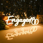 Britrio Engaged LED Neon Sign Light for Engagement Party Proposal Backdrop - Image 6