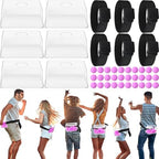 Vinsot 6 Sets Baby Shower Games Twerking Shaking Balls with Belts, Purple by Vinsot