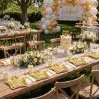 120 Pcs/24 Sets Gold Star Party Tableware Set for Guests - Image 5