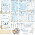Funnymoom 426 Pcs Baby Shower Games Boy, 8 Ocean Theme Party Set by Funnymoom
