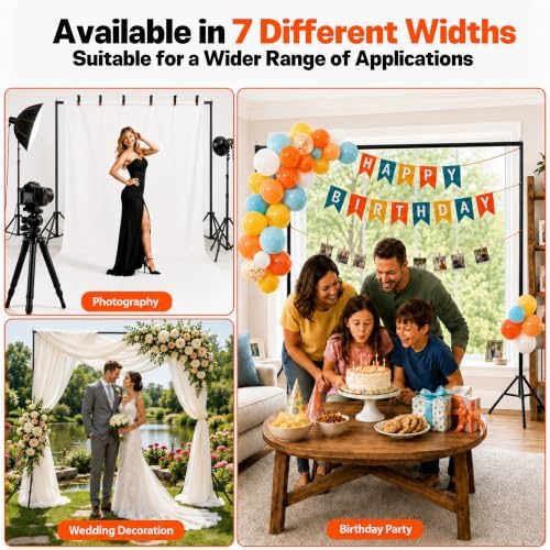 Backdrop Stand 10x9.2 Ft (WxH), 7 Widths Adjustable Background Stand - Image 4