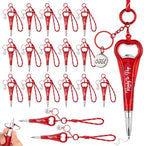 50 Set Ready to Pop Baby Shower Favors 3-in-1 Red Baby Shower Pens Bottle Openers with Cool Beer Cap Keychain for Guests Prizes Gender Reveal Soda Theme Party Decorations by Unknown