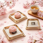 BenRan 100 Set 3.5 Inch Mini Cake Containers Clear Mooncake Boxes - Image 2