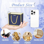 EQOREIIN 24 PCS Small Gift Bags with Handles, 5.5x 2.5x4.7 Inches Mini Bag - Image 3