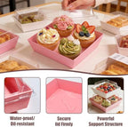 150 Pack Charcuterie Boxes with Clear Lids, Containers Dessert Boxes - Image 4