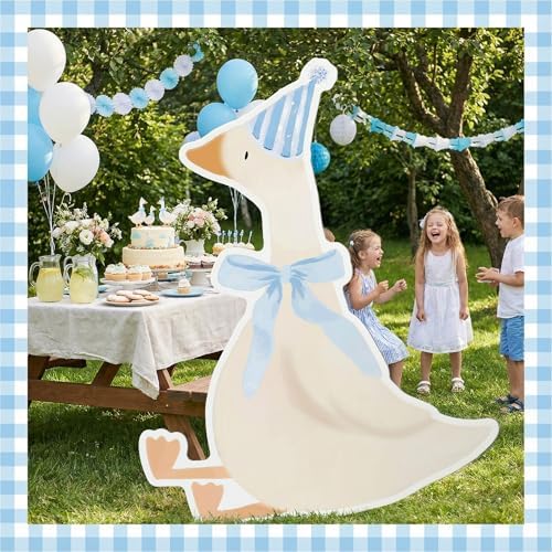 Croblissful One Silly Goose Party Decorations, Blue, Goose - Image 4