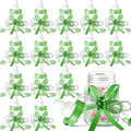 Nuenen 48 Pcs Baby Shower Milk Bottles with Ribbon Plastic Bear Candy Bottles Baby Shower Favors Gender Reveal Wedding Birthday Party Decorations(Green) by Nuenen
