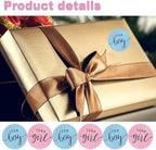 48 Pcs Gender Reveal Stickers - Team Boy or Girl Stickers - Image 7
