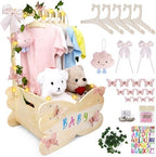 Wooden Baby Shower Crate Closet, Baby Shower Basket by FVNPIHAM