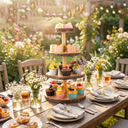 2 Pack Wood Cupcake Stand, 3 Tier Wood Cake Stands, Round Tiered Tray Stand, Large Rustic Cake Display Holder Stands, 3 Tier Wooden Cupcake Tower for Woodland Baby Shower, Wedding, Birthday, Tea Party - Image 4