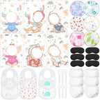 Liitrsh 12 Sets Funny Blindfold Baby Shower Feed Me Baby Shower Games Set by Liitrsh