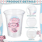 Sliner 50 Sets Axolotl Birthday Party Supplies Bulk - Image 3