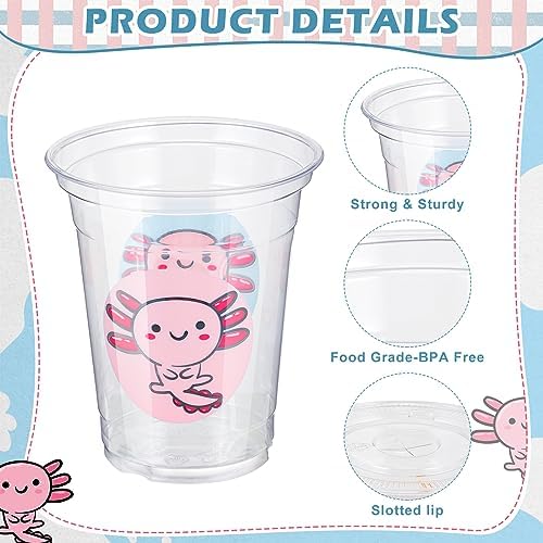 Sliner 50 Sets Axolotl Birthday Party Supplies Bulk - Image 3