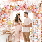 Princess Baby Shower Decorations, A Little Princess Is On Her Way Backdrop, Balloon Garland, Cake Topper, Crown for Girls Baby Shower Gender Reveal Party - Image 5