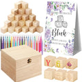 Marsui 136 Pcs Baby Shower Blocks to Decorate Game Kit, Butterfly by Marsui