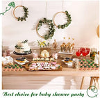Lounsweer 60 Pcs Succulent Tealight Candles Bulk Novelty Decorative Cactus Candles Wedding Baby Shower Wedding Gifts with Mini Clay Holders for Birthday Party Home Mexican Party Favors (Simple) - Image 7