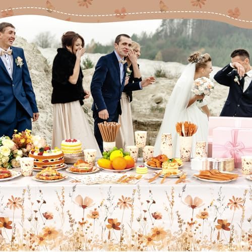 Funnymoom 452 Pcs Fall Wildflower Party Decoration Supplies for 50 Guests - Image 6