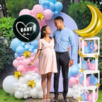 191 Pc Twinkle Twinkle Little Star Gender Reveal Decorations, Boy or Girl - Image 3
