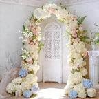 65Pcs Champagne Hydrangea Artificial Flowers Bulk,Realistic Silk Fake Flowers with Stems,Faux Hydrangea Flowers for Wedding Home Decor Centerpieces Living Room Garden Party Baby Shower Decor - Image 4
