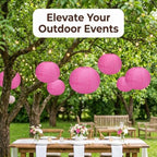 Balagan Chinese Japanese Paper Lanterns 16-Inch 5 Packs (Pink, 16 inch) (BLG-220503) - Image 3