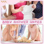 Seenelling Blindfold Diaper Baby Shower Game Kit, Rabbit, 8 Sets - Image 5