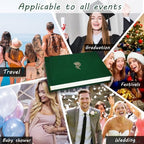 3 Inch Linen Hardcover Mini Photo Album, 52 Pockets with Extra Wide Writing Space for Fujifilm Instax Mini, Evo Liplay Instant Camera,Digital Camera,HP Sprocket, K-pop Photo Cards (Olive) - Image 6
