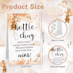 TrelaCo 20 Pcs Bottle Chug Game, Brown Baby Shower Favors, Classic - Image 2