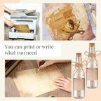 Baderke 48 Pcs 5.6 oz Message Bottles Kit Pirate Party Favors, Vintage - Image 3