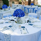 Royal Blue Hydrangea Flower Balls for Centerpieces - 12 PCS - Image 4