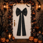 PartyPosh Oversized Black Velvet Sequin Bow 51"x25" by PartyPosh
