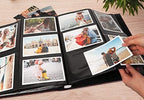 RECUTMS Photo Album 600 Pockets 4x6 Pictures Memo Book Leather Cover Grape - Image 5