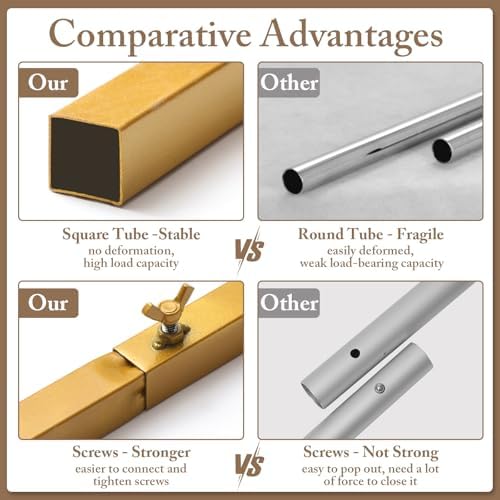 Toolterritary Metal Arch Backdrop Stand and Cover Set of 2, Sturdy 7.2FT, 6FT Party Backdrop Set, Wedding Arch Frame and Cover Set for Birthday, Baby Shower,Christmas, Anniversary - Image 5