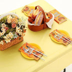Jinei 40 Pcs Fall Plastic Tablecloth Thanksgiving Disposable Table Cover - Image 5