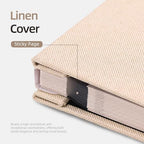 Vienrose Large Self Adhesive Scrapbook 120 Pages 13 x 12.6 in Beige - Image 5