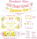 ZestZing Lemon Bow We Can't Wait to Squeeze You Baby Shower Decorations - Image 2