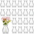 60 Pieces 3.5 Inch Glass Bud Vase Mini, Clear by Unknown