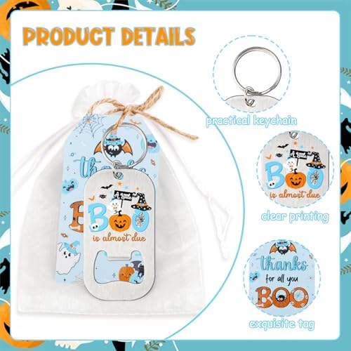 24set A Little Boo Is Almost Due Baby Shower Favor Bottle Opener - Image 5