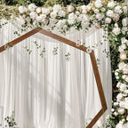 WEISPARK 100PCS Artificial Hydrangea Flowers, Fake Flowers Silk Hydrangea Full Flowers Heads with Stems for Wedding Home Party Shop Baby Shower Decor (Ivory) - Image 4