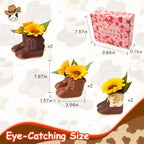 12 PCS Baby Shower Decorations for Table, Cowboys and Cowgirls - Image 5