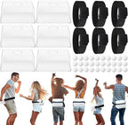 Vinsot 6 Sets Baby Shower Games Twerking Shaking Balls with Belts,White by Vinsot