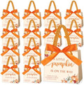 Kolldenn 50 Set Thanksgiving Pumpkin Baby Shower Party Bags with Handles by Unknown